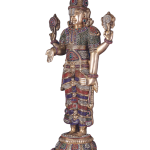 Jeweled Pure Brass Tirupati Balaji Idol 33 Inch - Majestic Temple Deity | Jaipurio